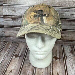 DEKALB Farm Ag Corn Seed Men's OS Camo Snapback Embroidered Cap Hat NWOT NEW